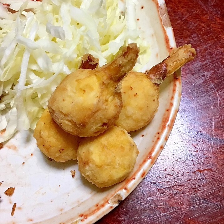 クワイの竜田揚げ風。